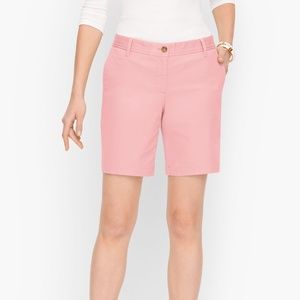 NWT Talbots Ranunculus Pink 7" Chino Shorts